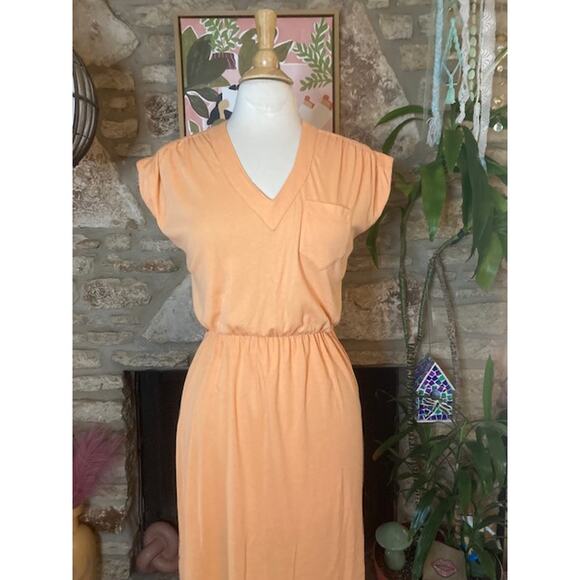 Vintage Creamsicle Dress –  Size M/L - Picture 4 of 6